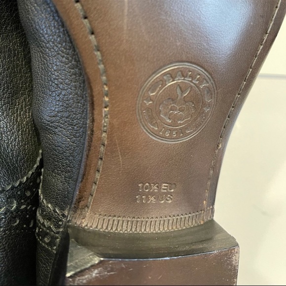 NWOB BALLY Dress Shoes Daniell Black Sz 11 1/2 D - Picture 7 of 10